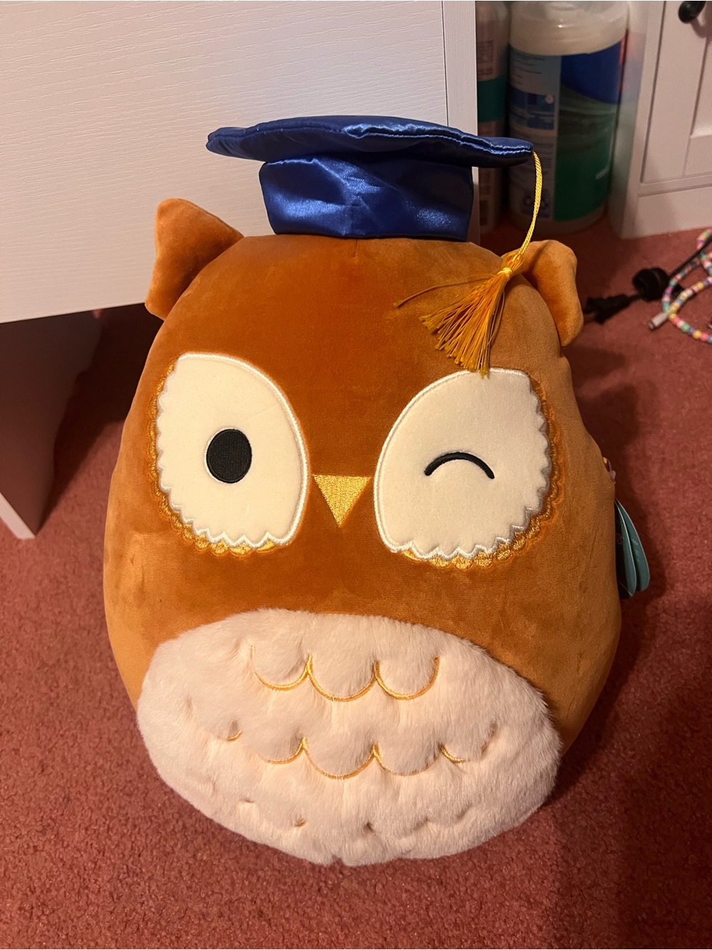 Squishmallow Arella Graduation Owl
